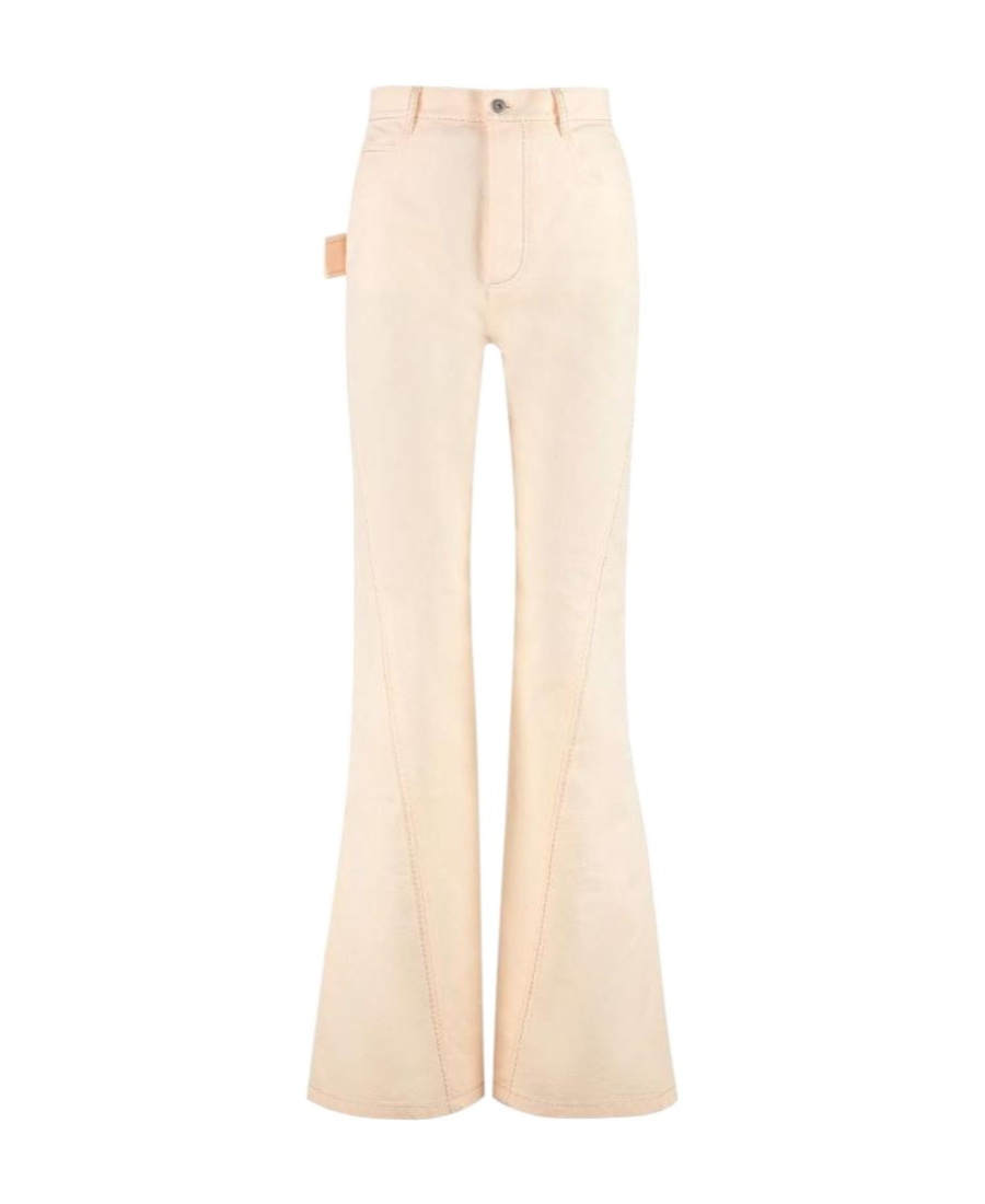 Bottega Veneta High-waisted Jeans In Pink