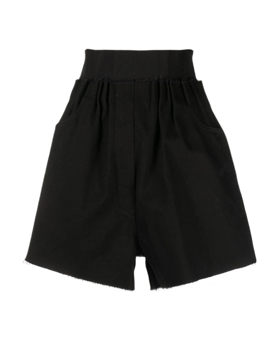 RAF SIMONS HIGH-WAISTED COTTON SHORTS