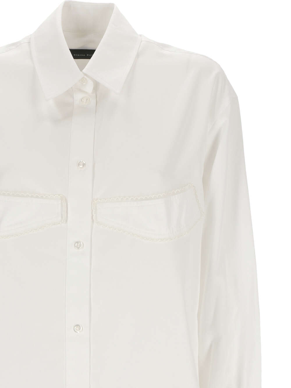 Simone Rocha Cotton-lace Shirt In White