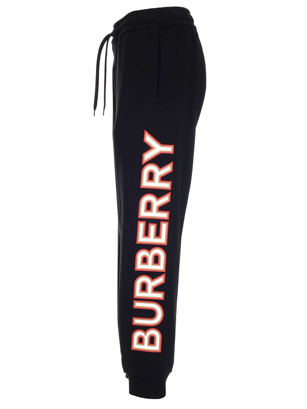 Shop Burberry Logo Print Track Pants In Black