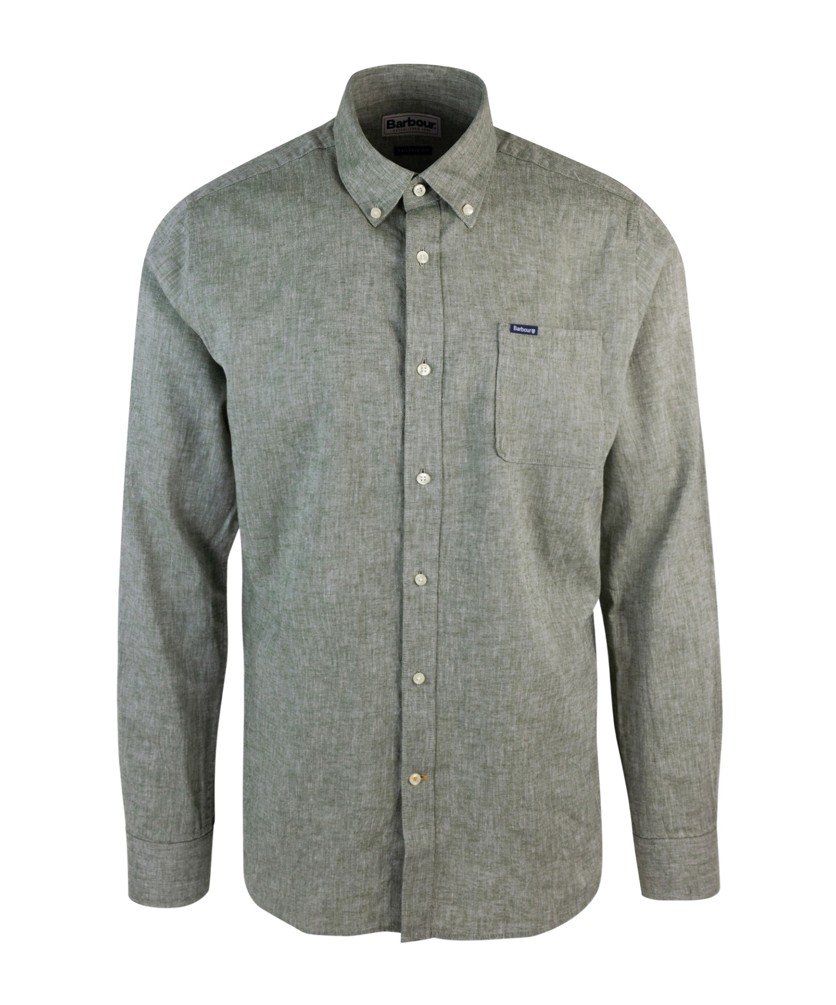 Barbour Long-sleeved Shirt In Gray