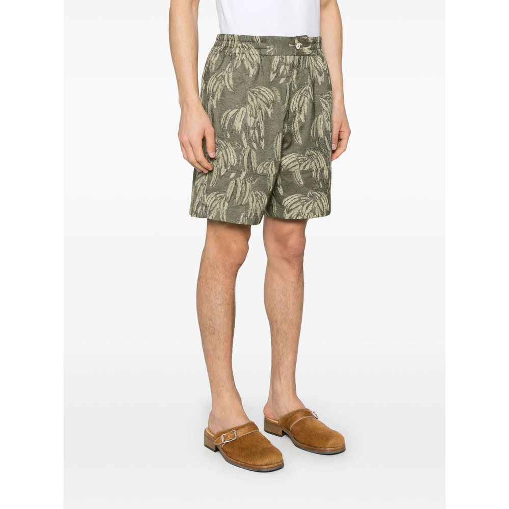 Jacquemus Le Aloe Shorts In Gray