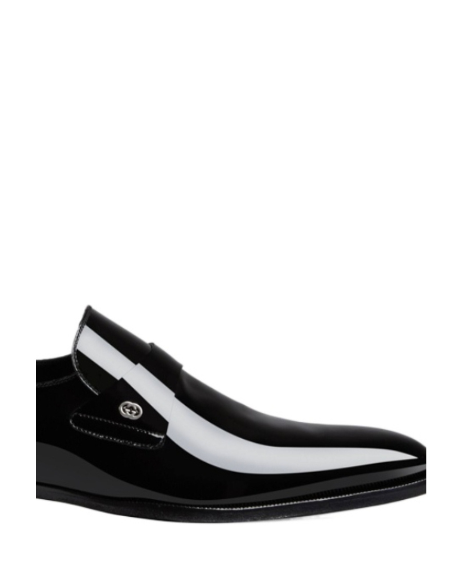 GUCCI BLACK LOGO BUSINESS CASUAL SHOES