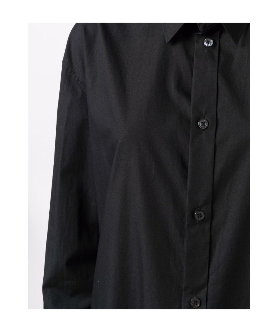 Ann Demeulemeester Buttoned-up Oversized Shirt In Black
