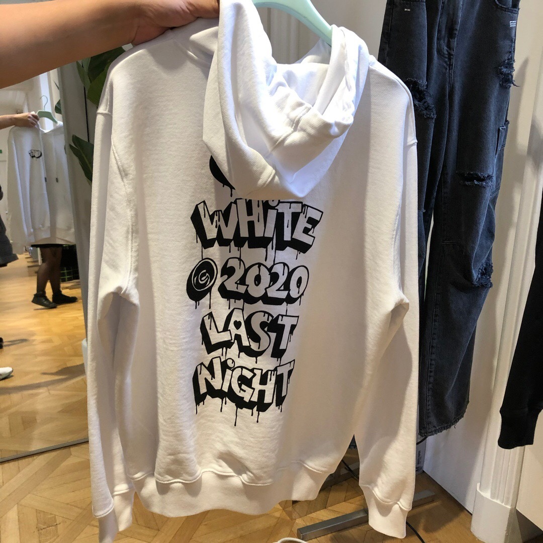 Off-white Logo Printed Sweater In White