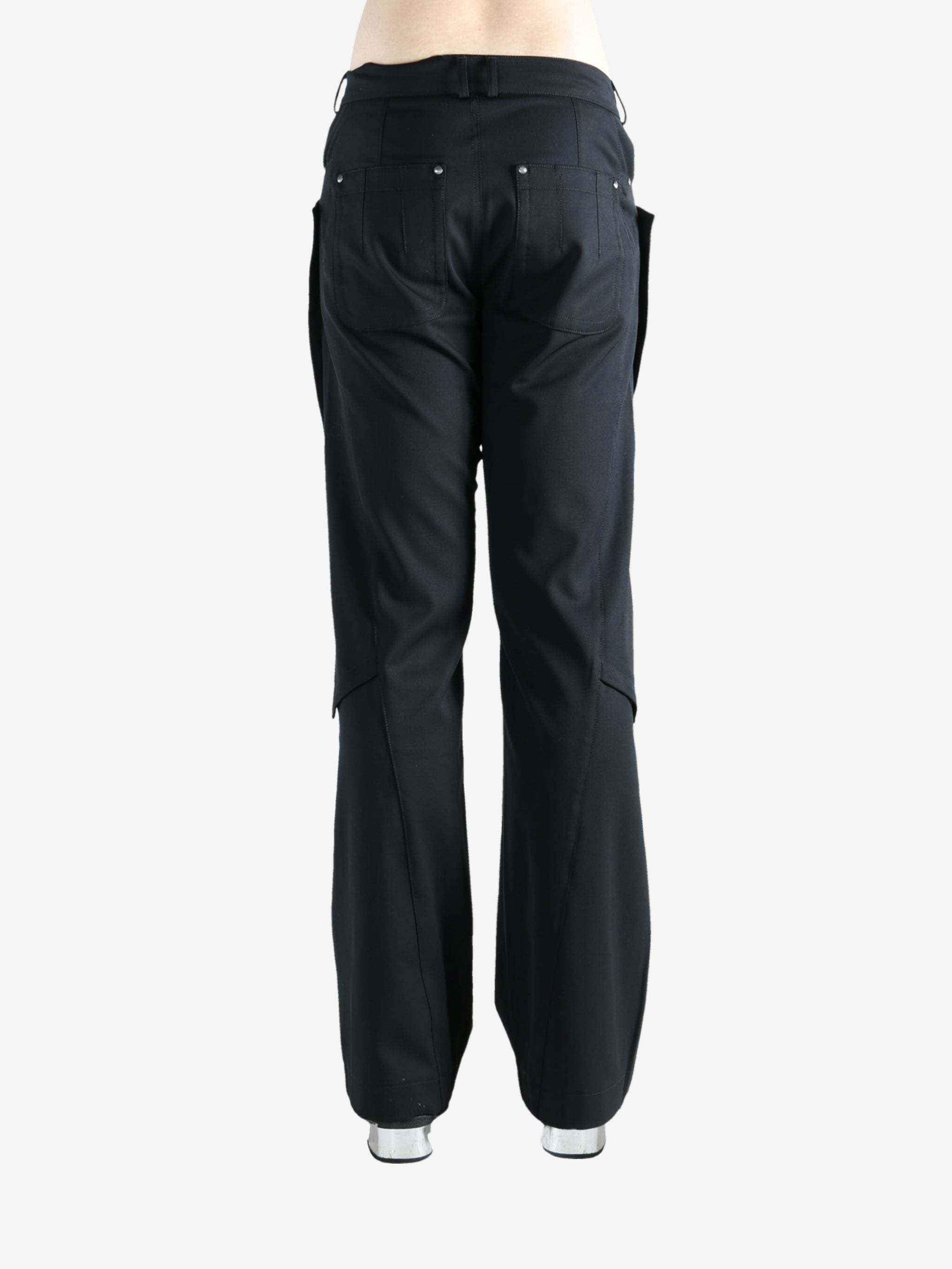 Kiko Kostadinov Belt Loop Casual Pants In Black