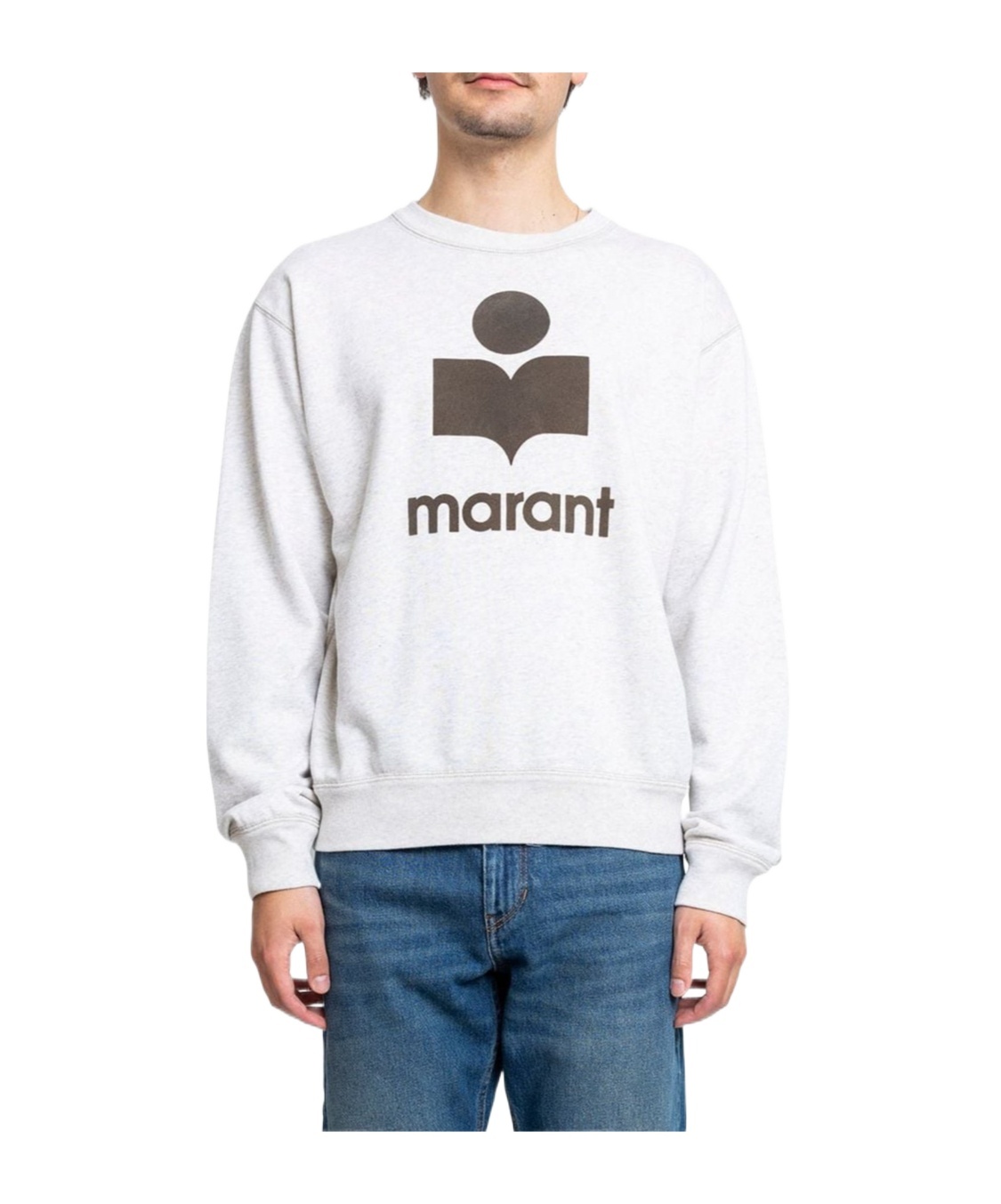 Isabel Marant Round-neck Sweater In White