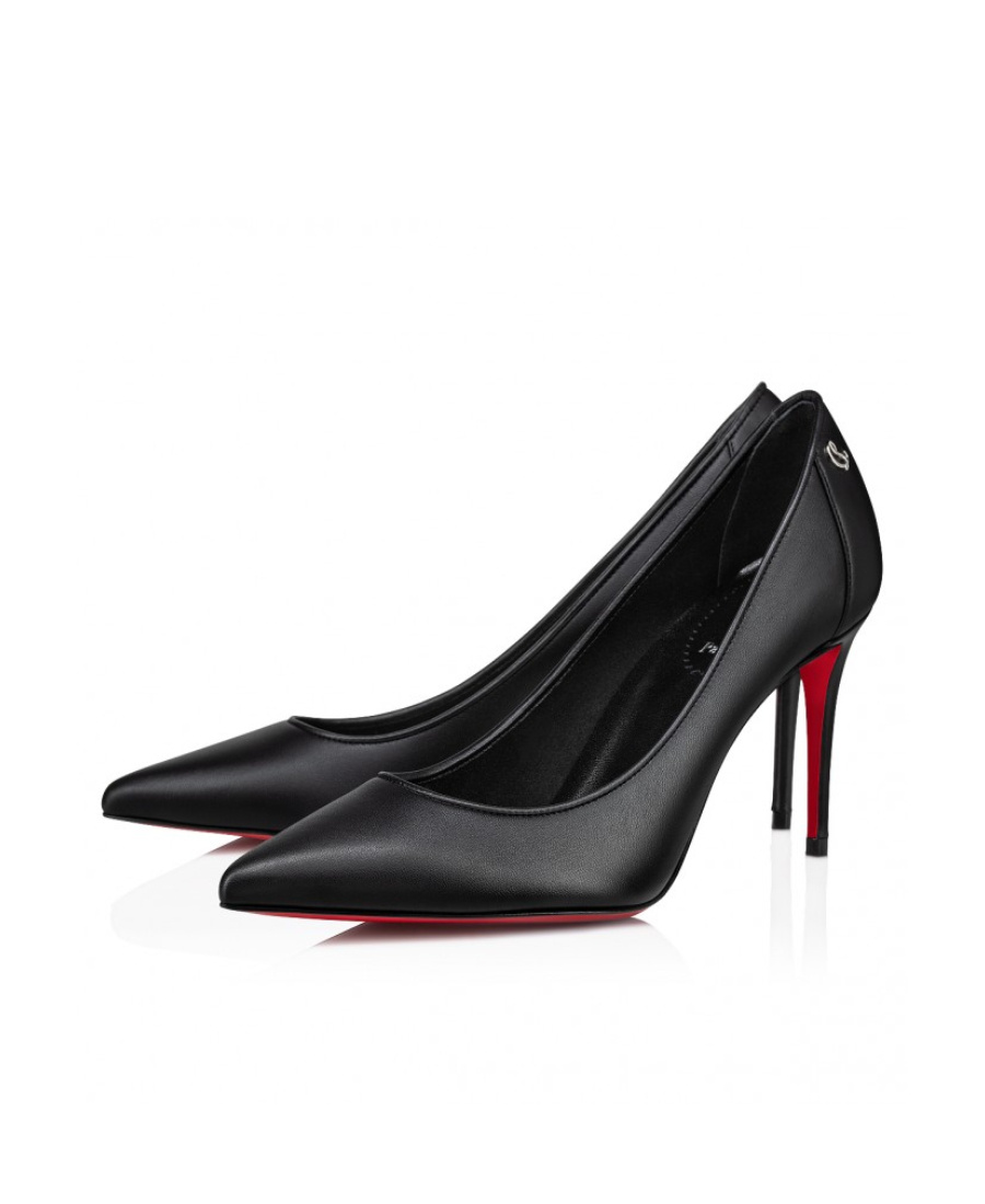 Christian Louboutin Pointed Toe Pumps Featuring Signature Sole In Black