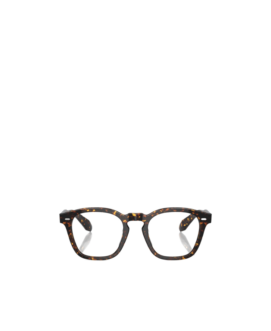 Oliver Peoples N03 Square-frame Glasses In Brown