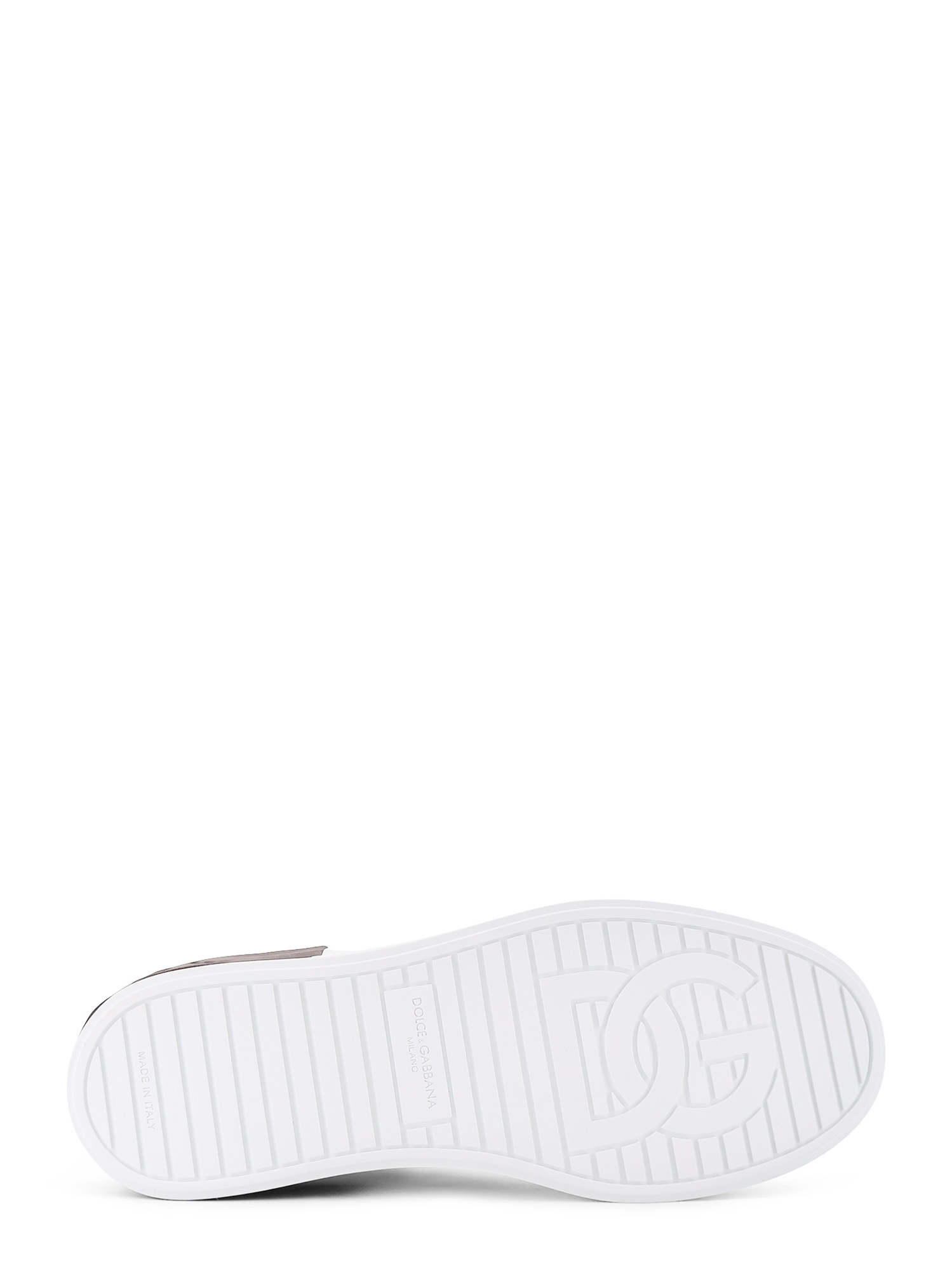 Dolce & Gabbana Sneakers From The Portofino Line In Calfskin In White