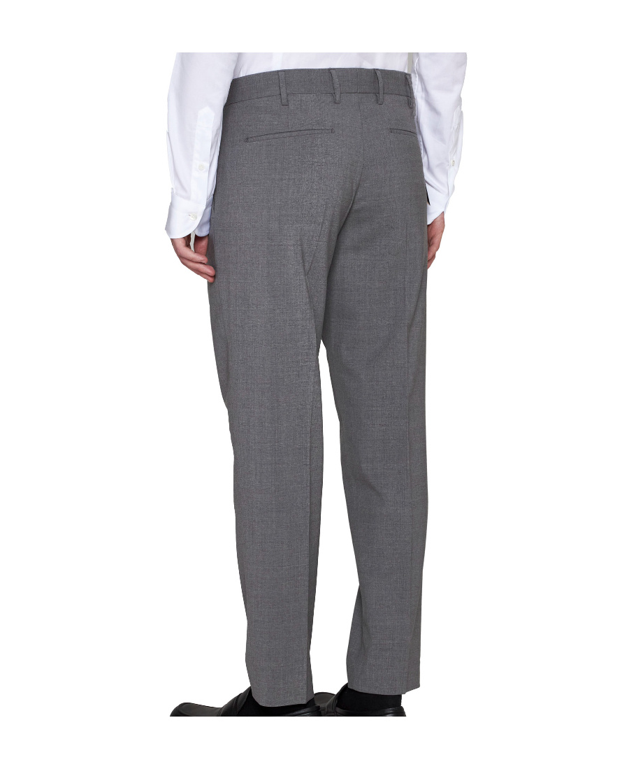 Pt Torino Cropped Tailored Trousers In Black