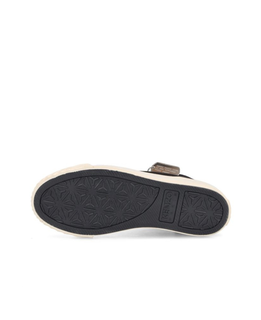 KENZO KENZO BOKE FLOWER EMBROIDERED HIGH-TOP SNEAKERS