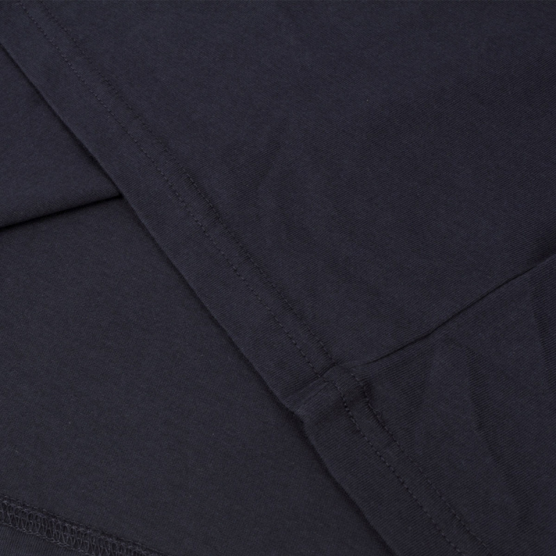 Burberry Logo Long-sleeved T-shirt In Blue