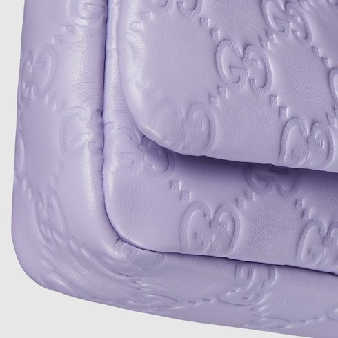 Gucci Gg Milano Small Top Handle Bag In Purple