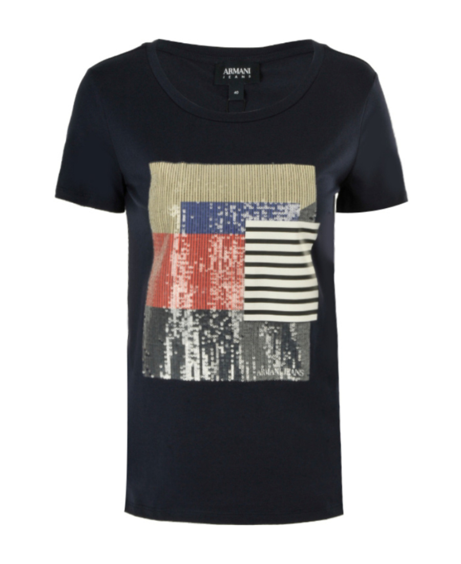 Armani Jeans Casual T-shirt In Black