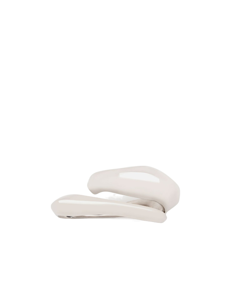Alexander Mcqueen Asymmetric-design Ring In White