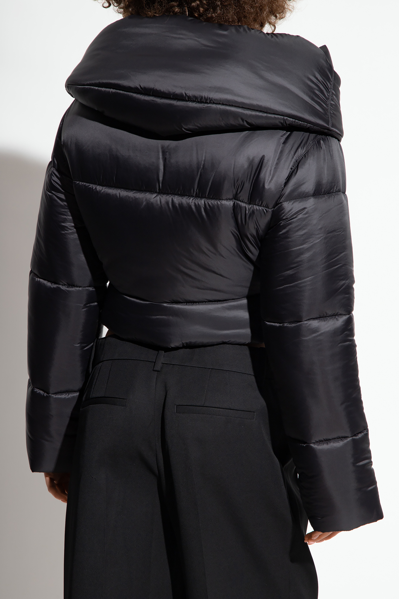 Alaïa Long-sleeved Casual Jacket In Black
