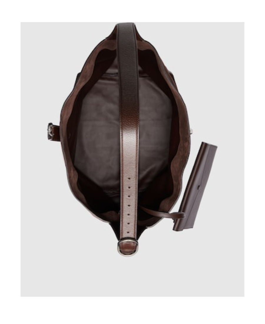 Gucci Jackie 1961 Chocolate Shoulder Bag Men In Red