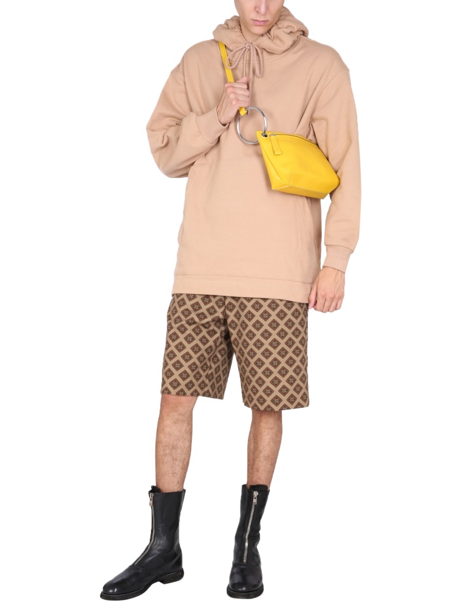 Dries Van Noten "haspe" Sweatshirt In Nude