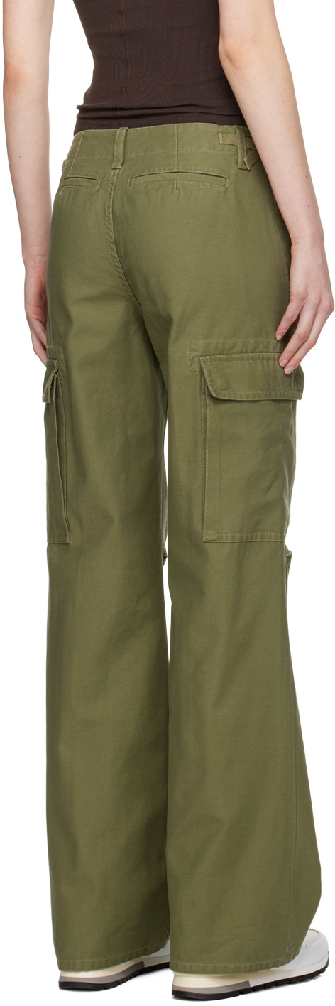 Re/done Military Trousers In Green