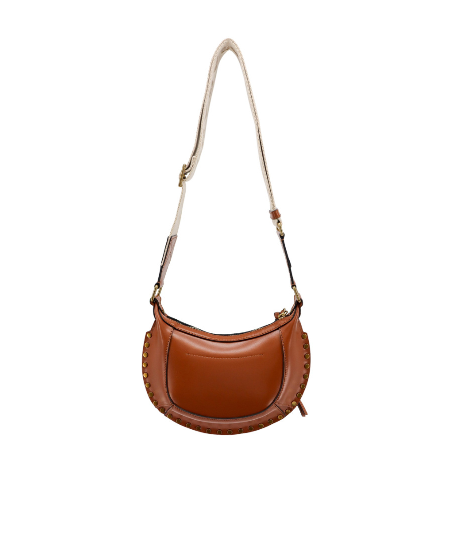 Isabel Marant Mini Moon Crossbody Bag In Brown