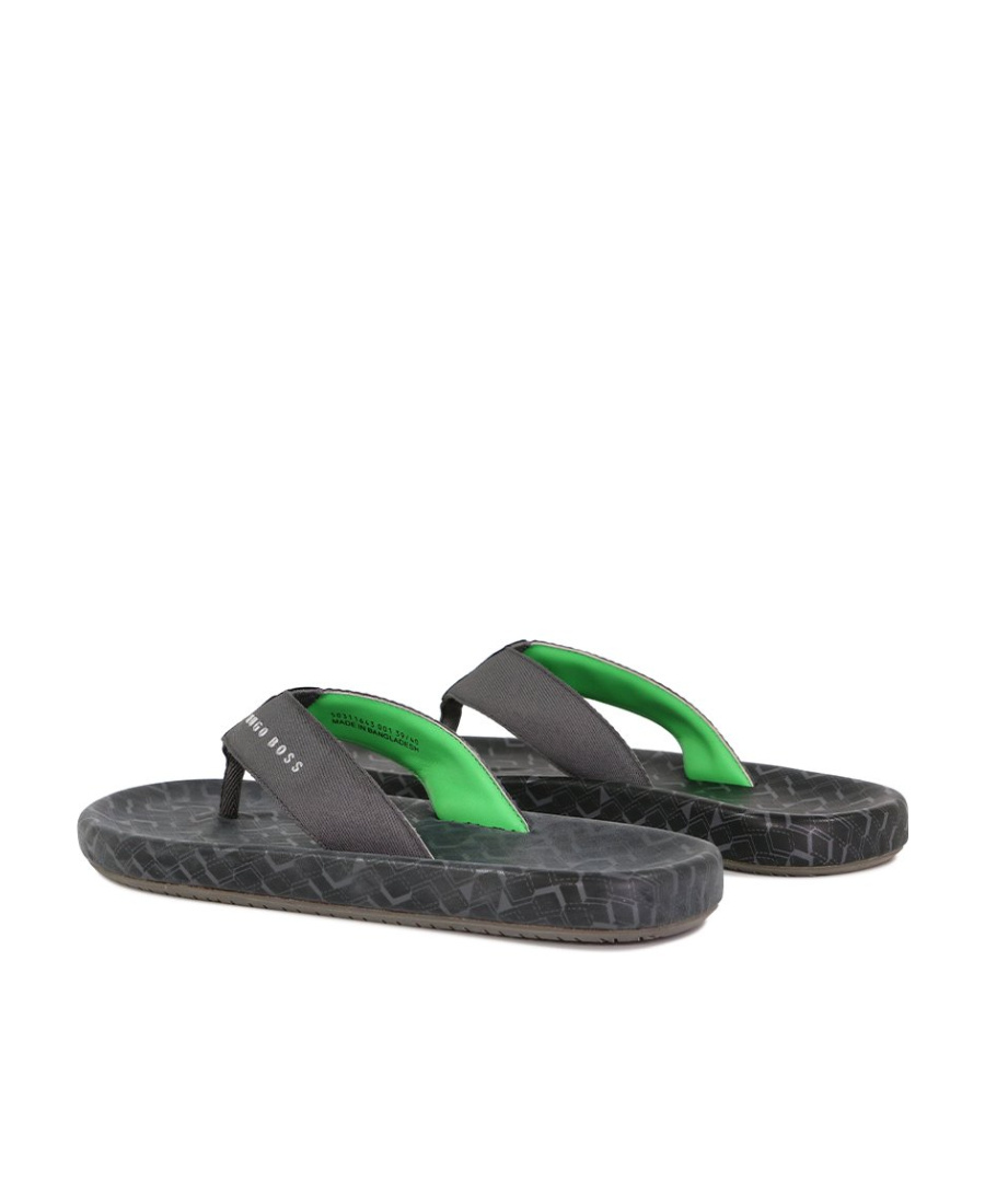 Hugo Boss Logo Details, Flip-flops. In Black