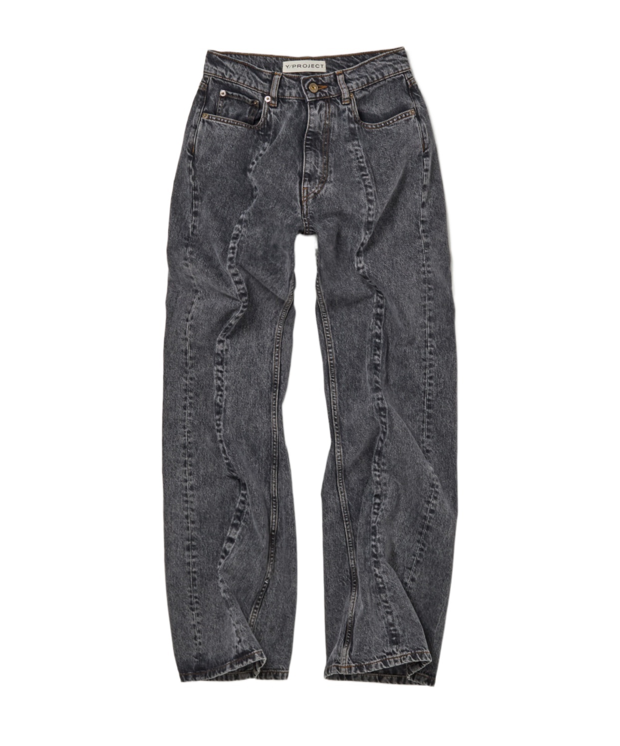 Y/project Multi-pocket Jeans In Black