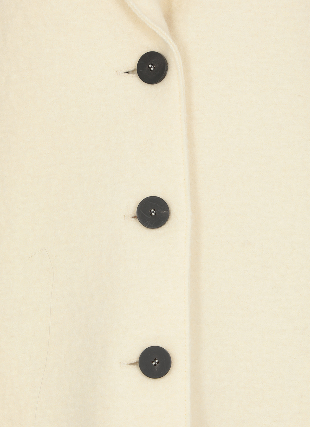 Harris Wharf London Wool Single-breasted Coat In White