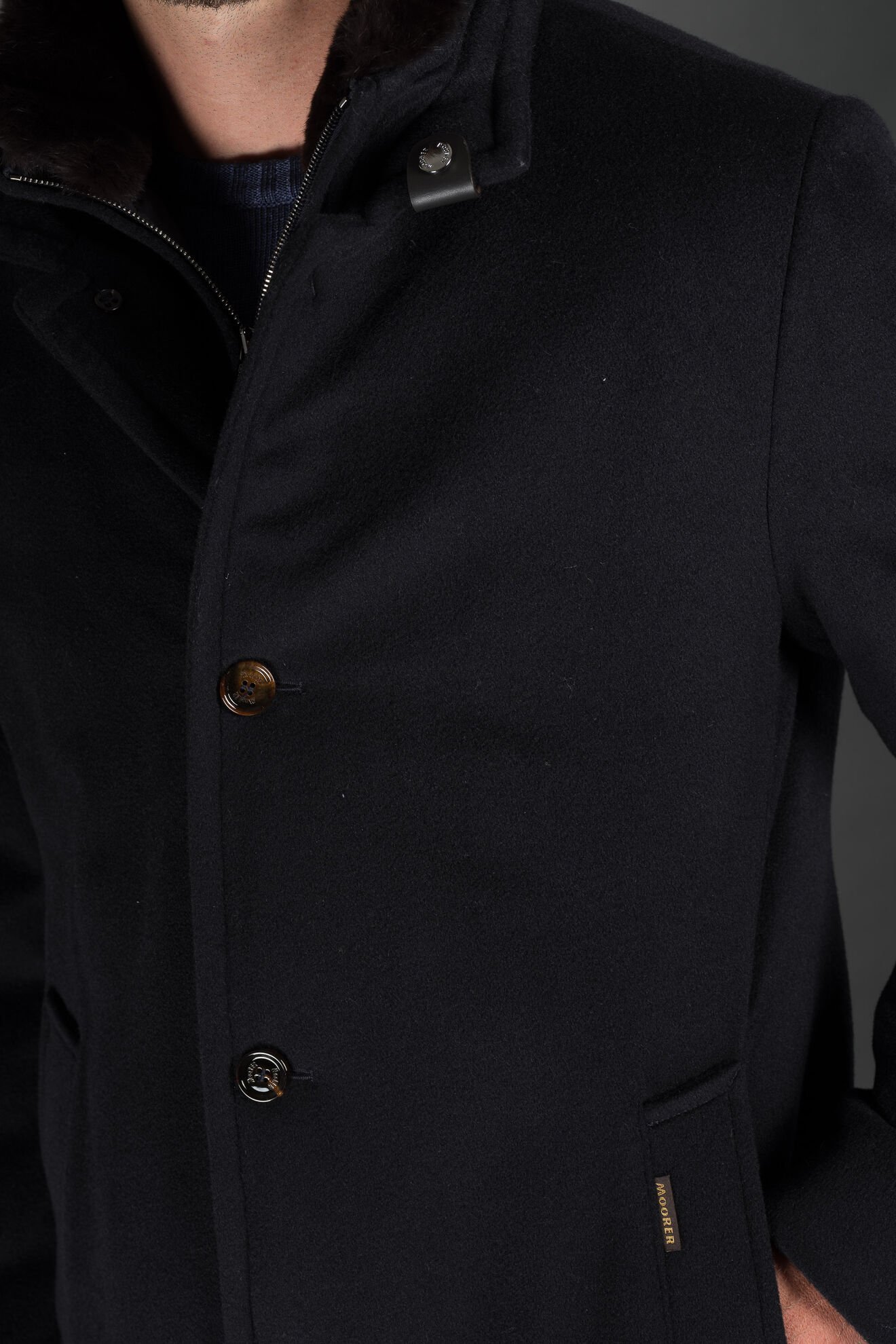 MOORER BOND-FUR-LE PADDED COAT