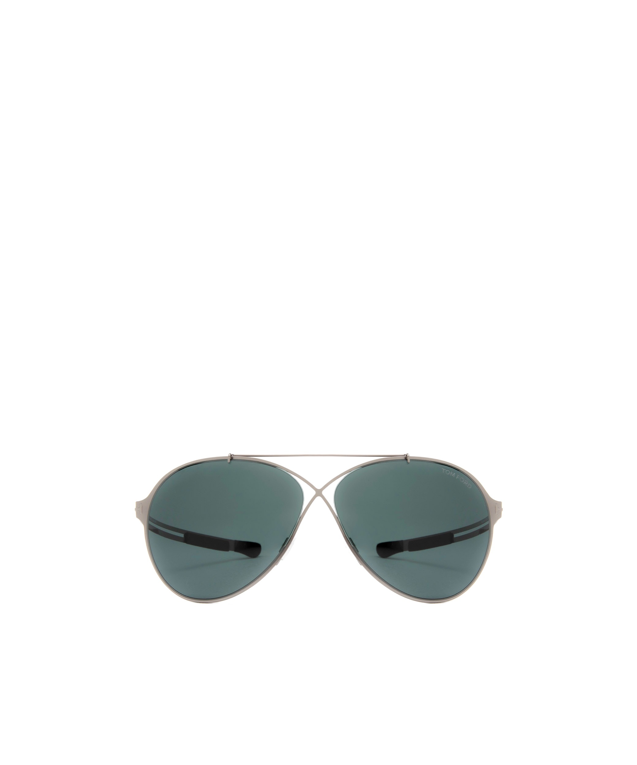Tom Ford Logo Sunglasses In Green