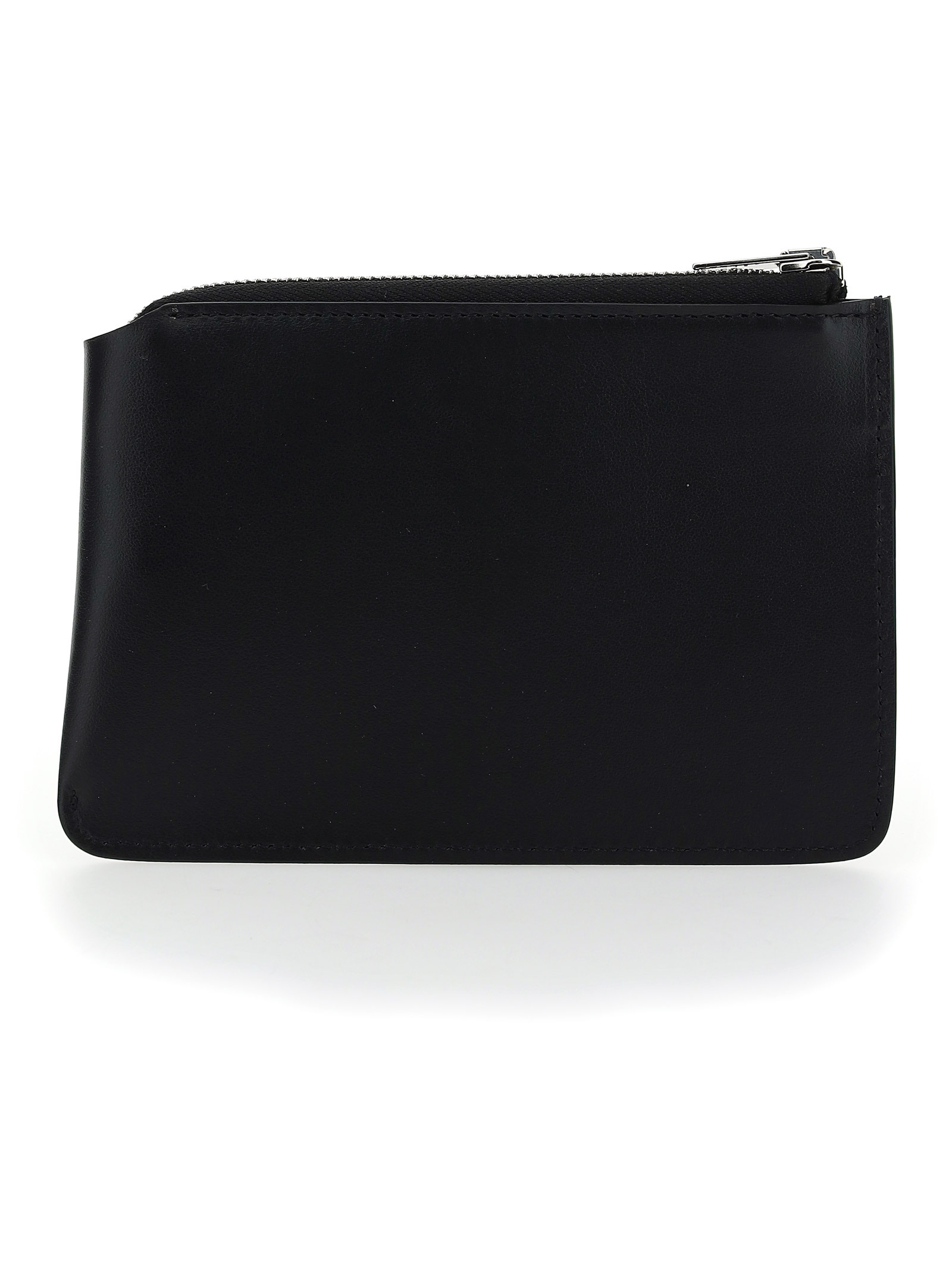 Acne Studios Embossed Logo Wallet In Gray
