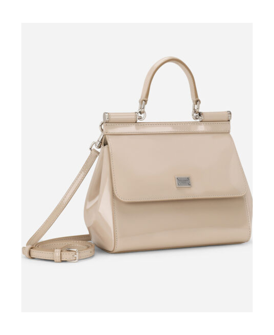 Dolce & Gabbana Dolce Gabbana Medium Sicily Handbag In Nude