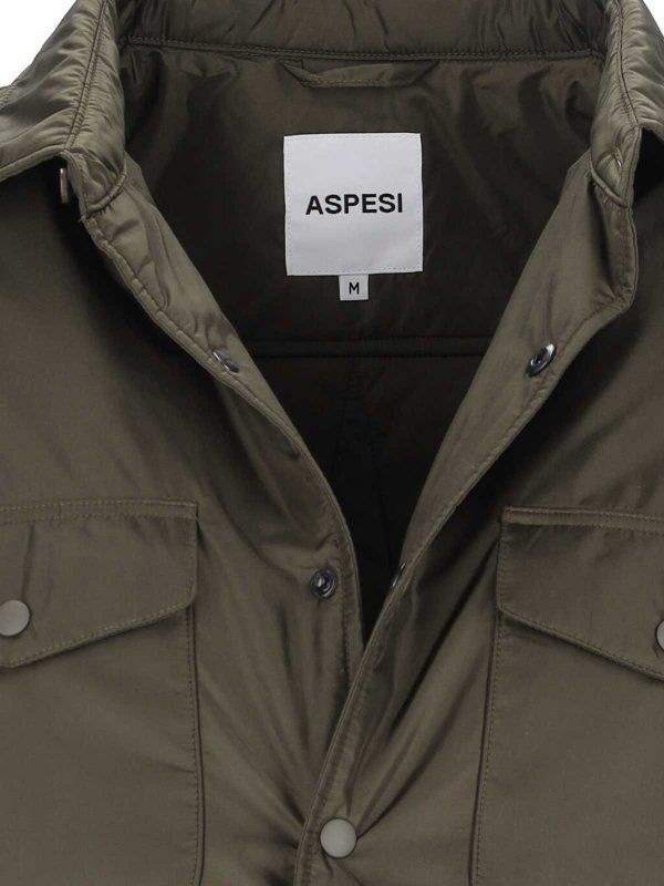 Aspesi Jacket With Chest Pockets And Long Sleeves