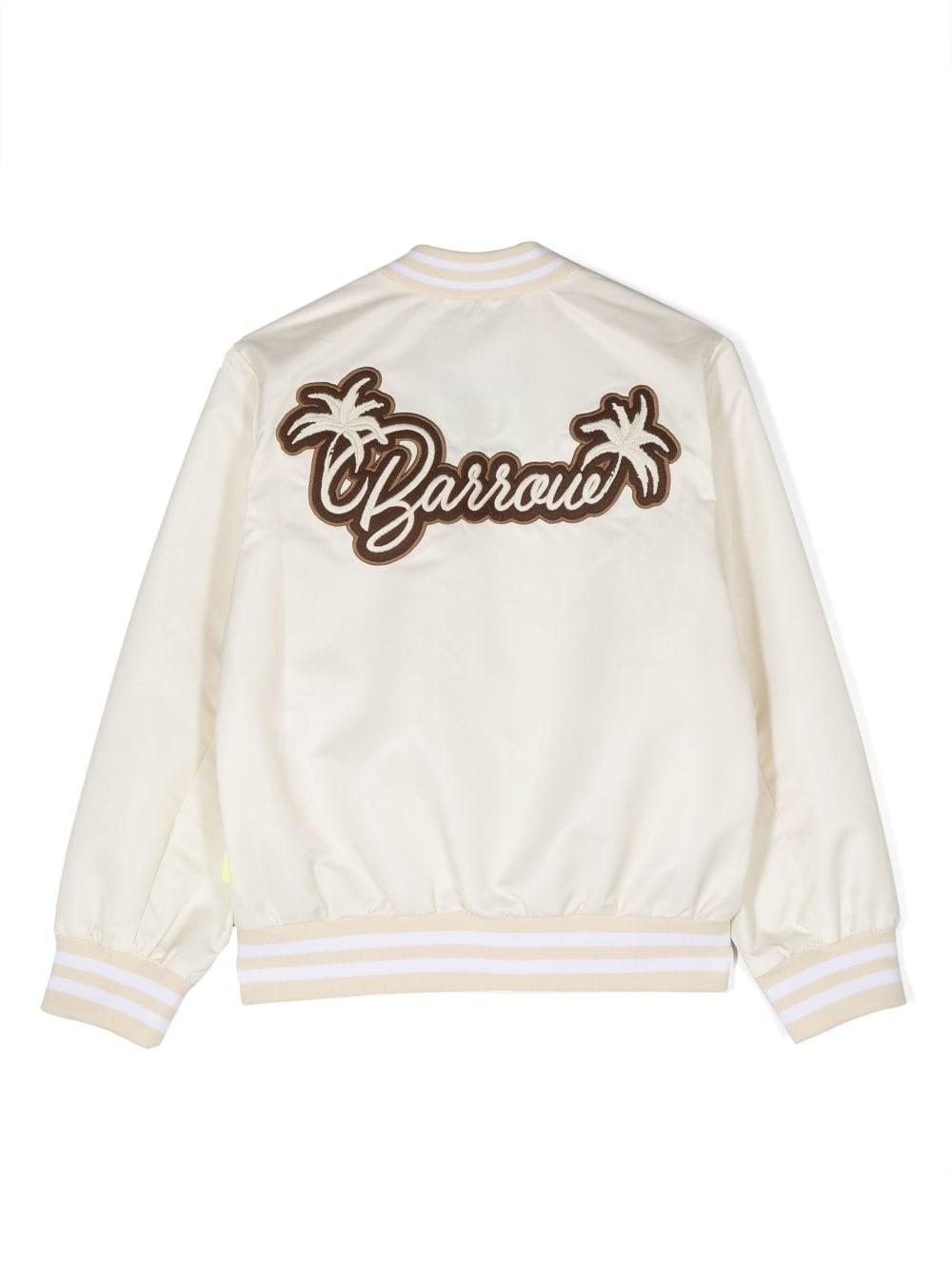 Barrow Bomber Jacket With Print In White