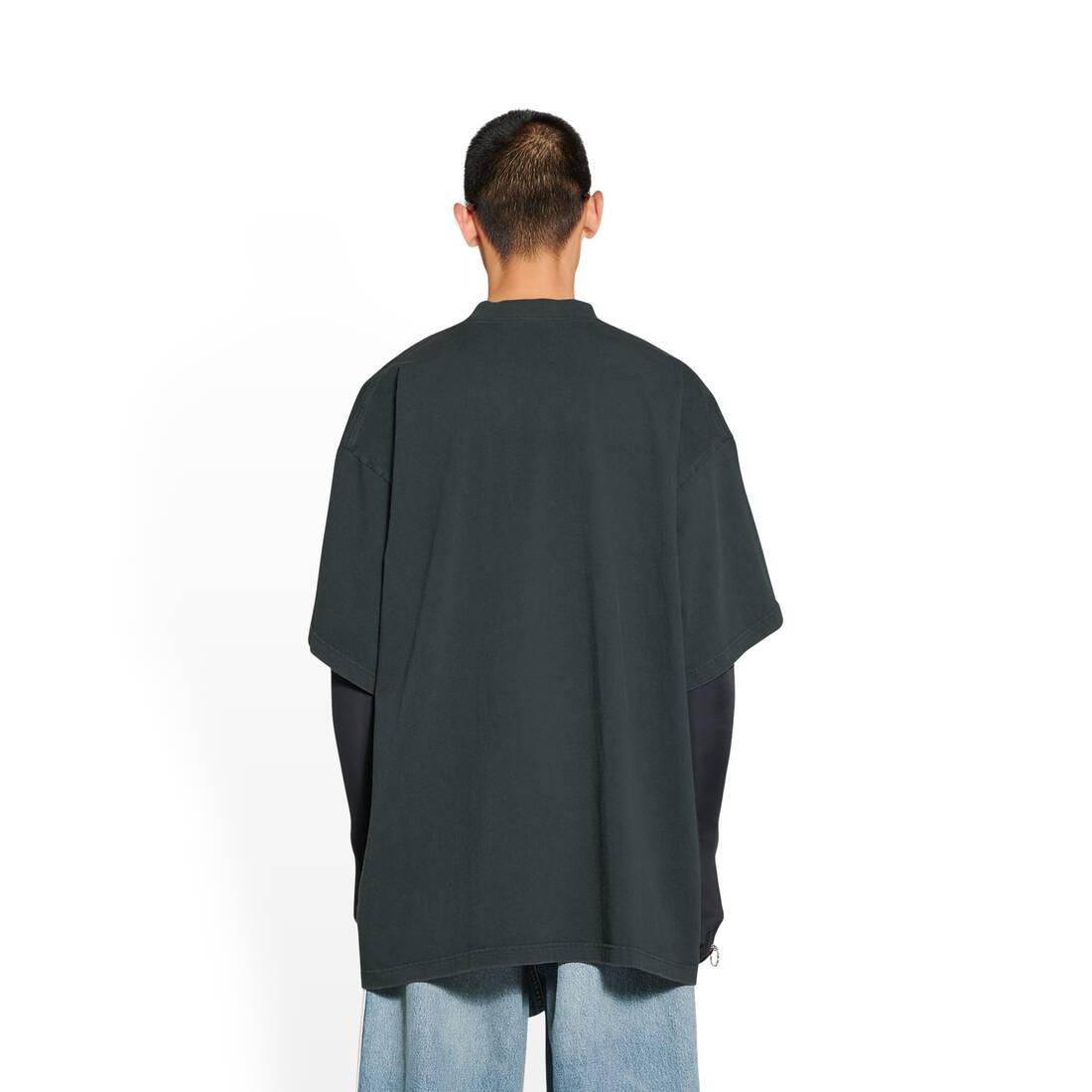 BALENCIAGA T-SHIRT BALENCIAGA / ADIDAS OVERSIZE IN VERDE