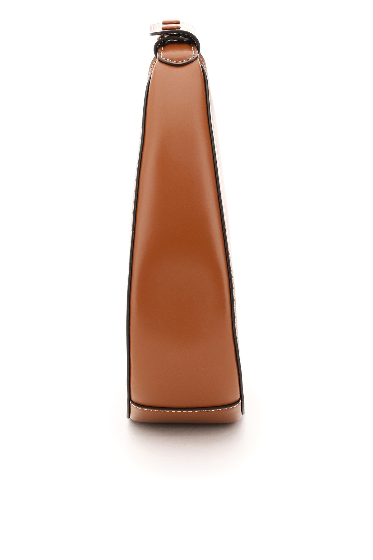 Staud Mini Moon Shoulder Bag In Brown