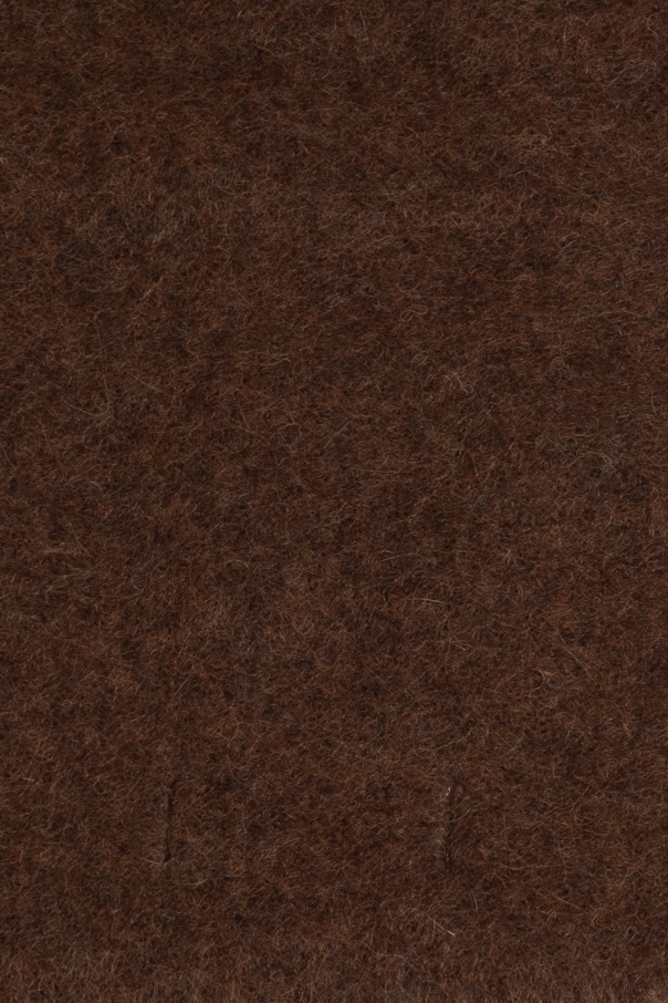 Jacquemus Fringed Scarf In Brown