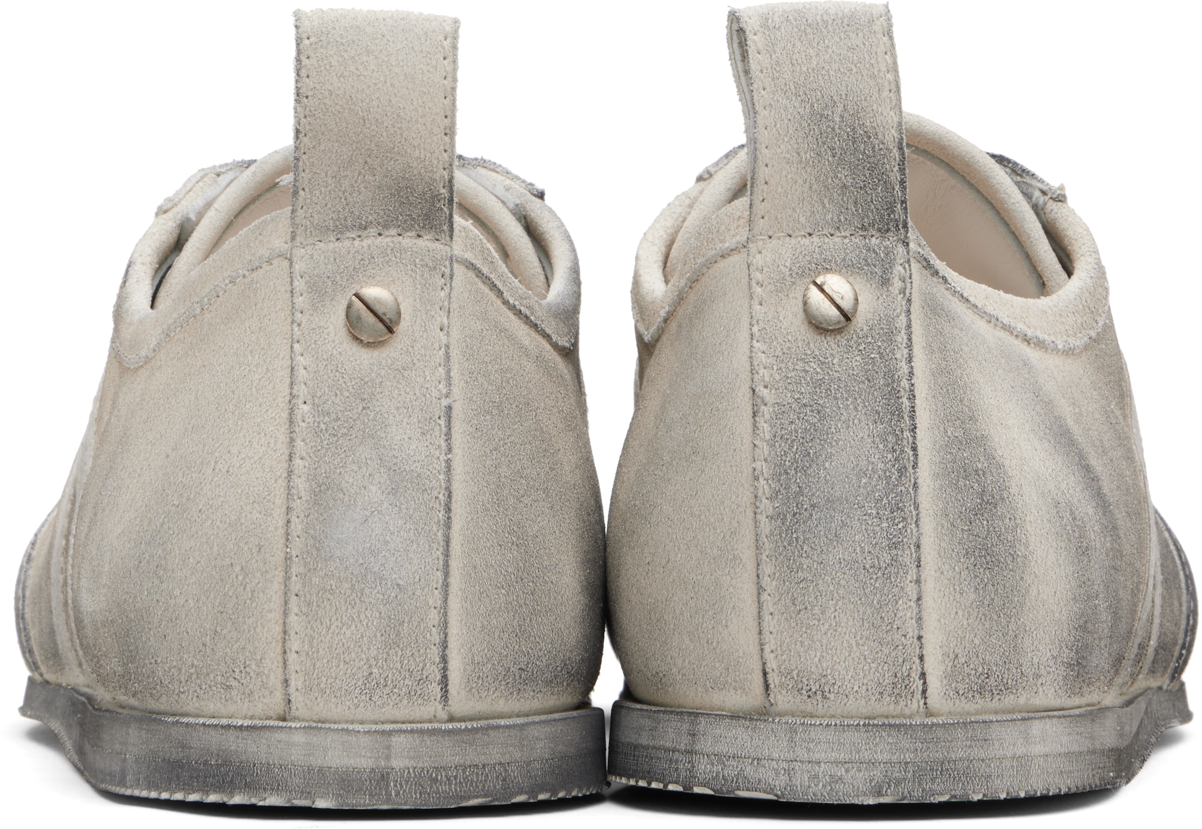 Ann Demeulemeester Lace-up Low-top Sneakers In White