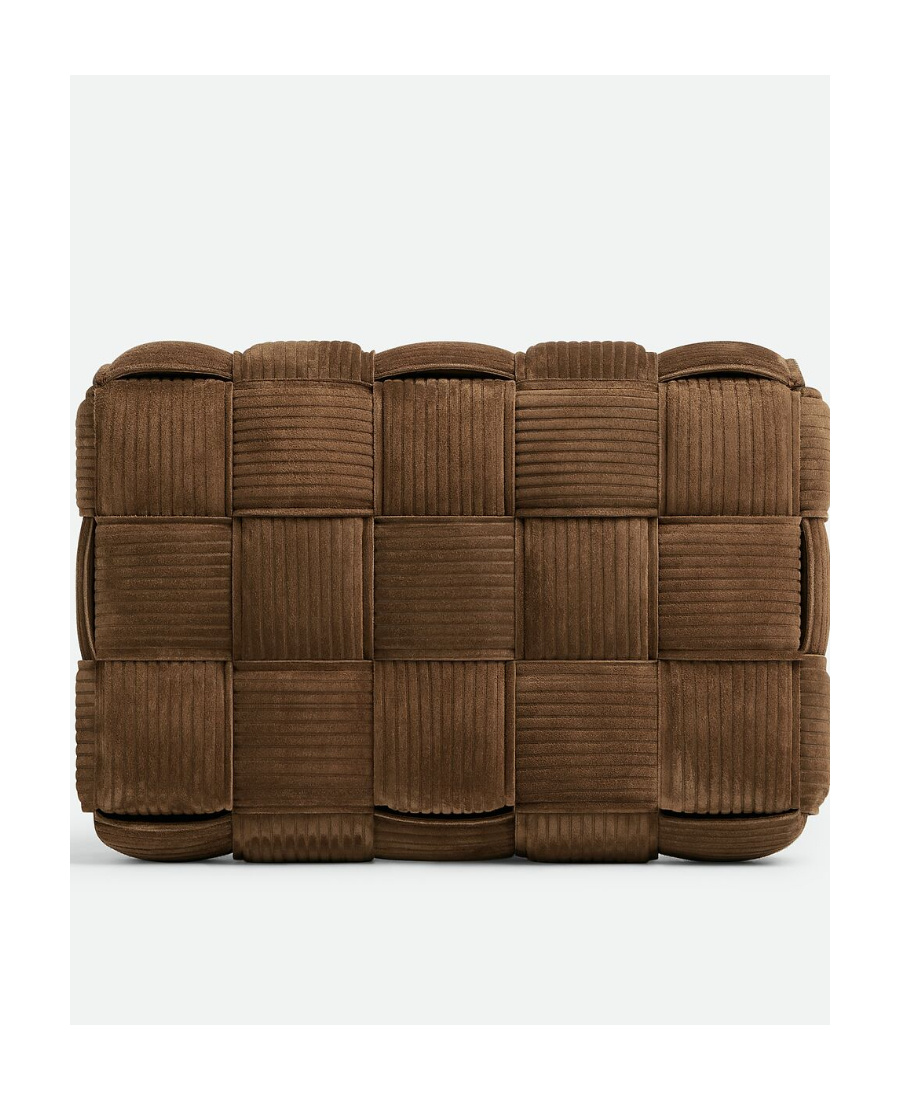 Bottega Veneta Cassette Shoulder Bag In Brown
