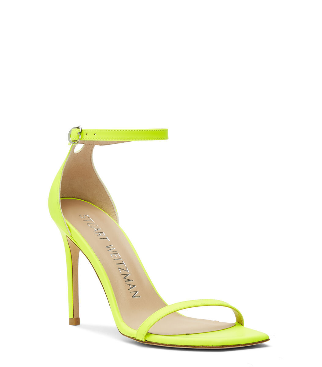 Stuart Weitzman Nudistsong Open-toe Sandals In Yellow