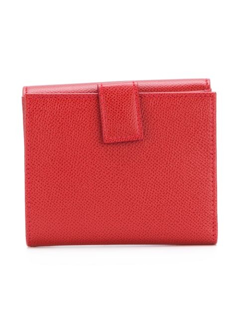 Ferragamo Gancio Snap Wallet In Nude