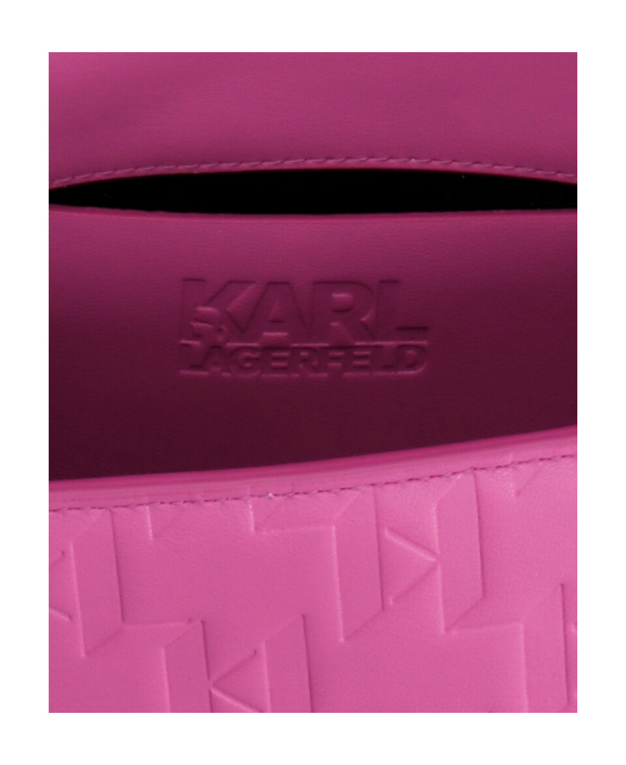 Karl Lagerfeld K/swing Baguette Shoulder Bag In Pink