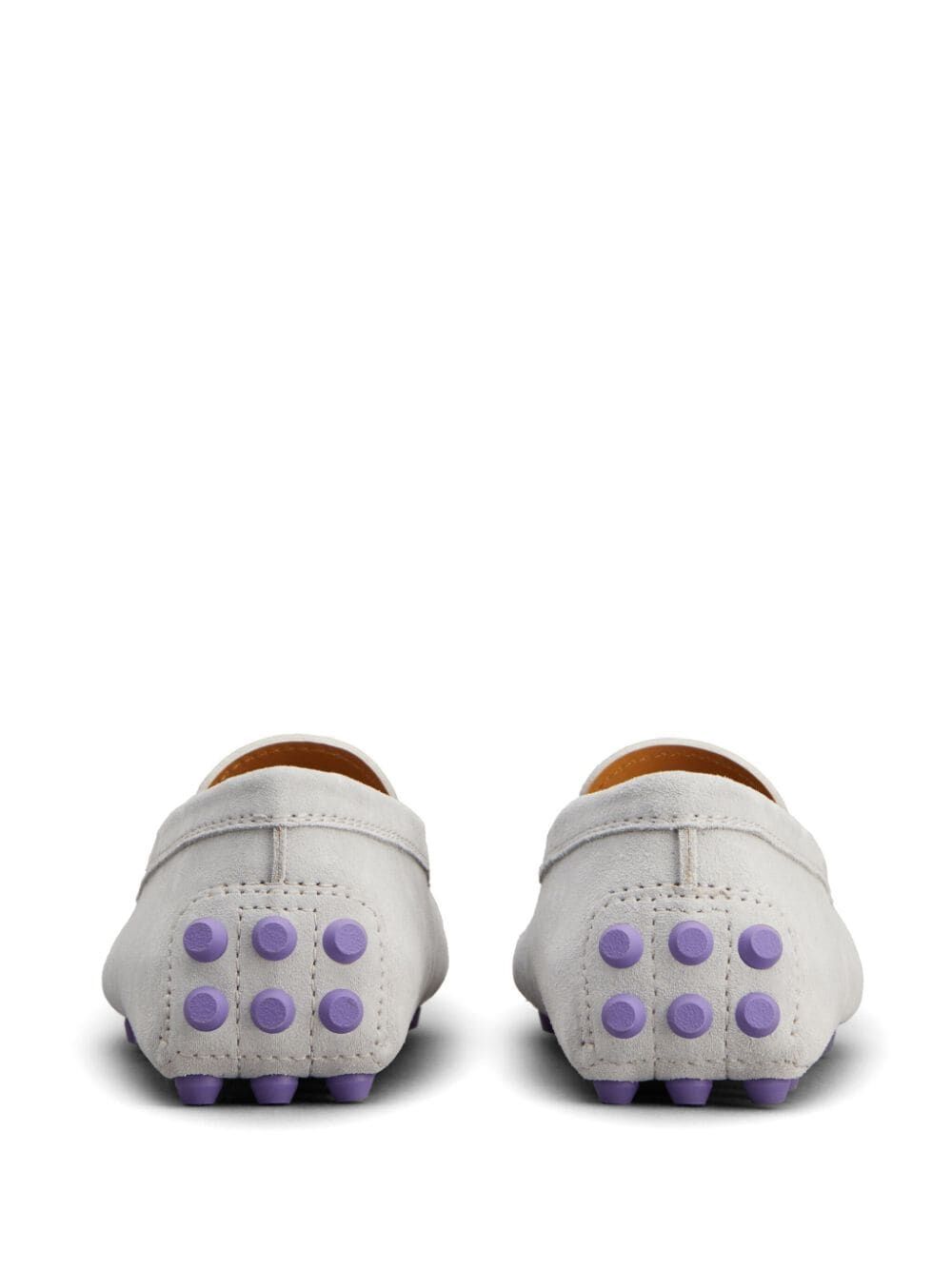 Tod's Gommino Logo-debossed Loafers In White