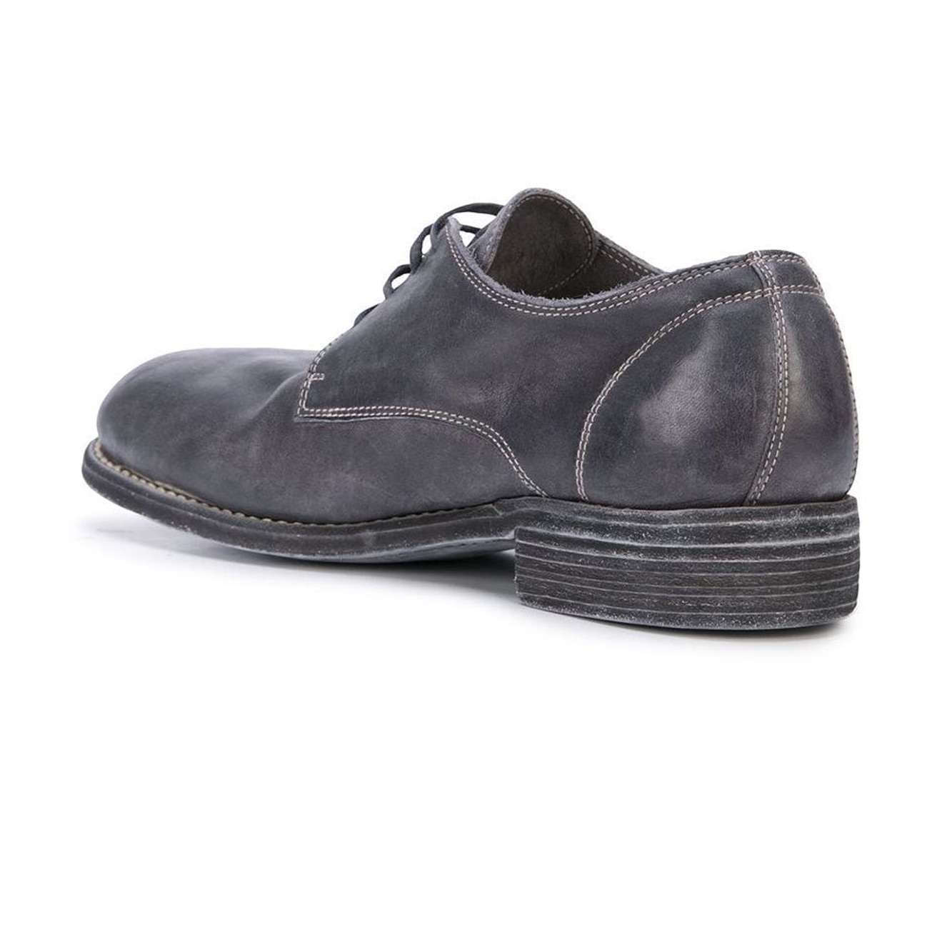 Guidi 992 Lacing Oxford Shoes In Black