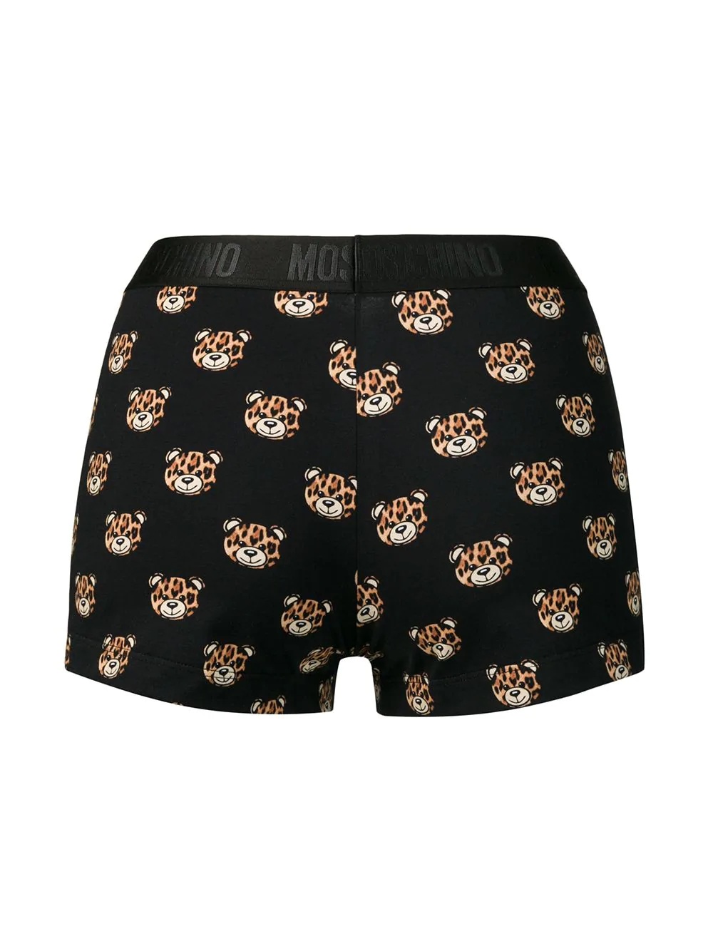 Moschino Teddy Bear Pattern Underwear In Black