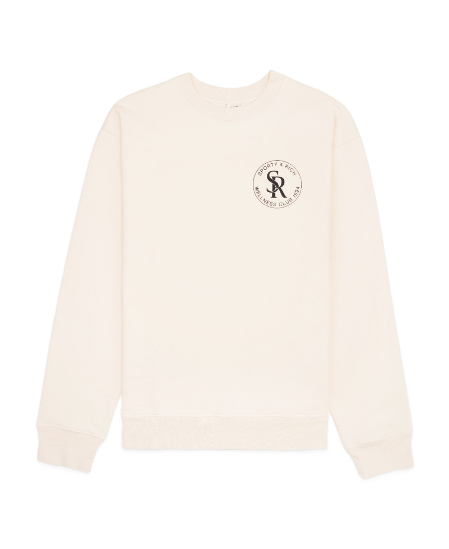 Sporty And Rich Long-sleeved Pullover Hoodie