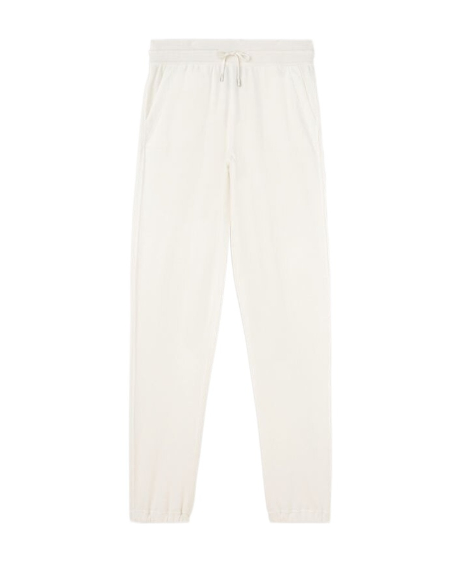 Loro Piana Straight-leg Drawstring Knitted Trousers In White
