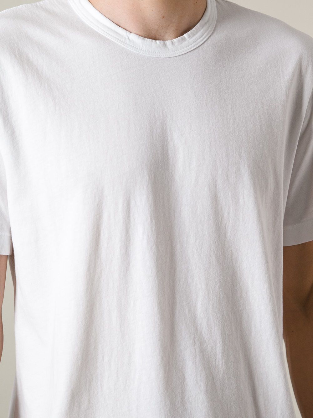 Shop James Perse Cotton T-shirt In White