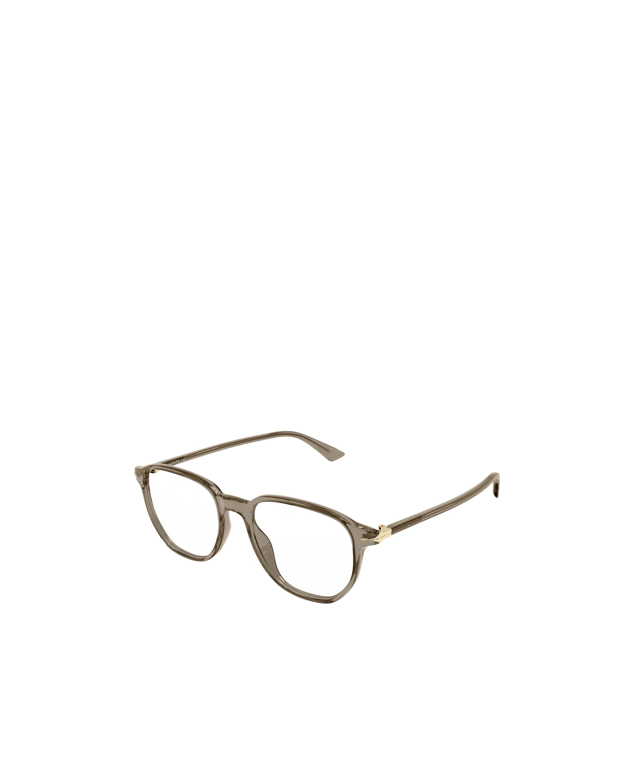 Montblanc Wayfarer-frame Glasses In Brown
