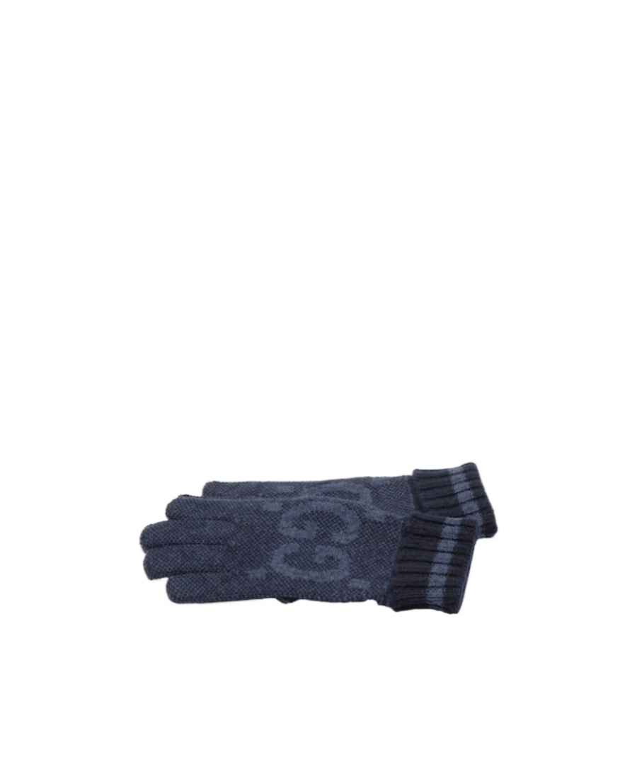 Shop Gucci Gg Cashmere Gloves In Black